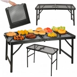Składany Stół Kempingowy z Blatą z Siatki