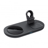 Bezprzewodowa ładowarka MCDODO 3 w 1 15 W do iPhone, Apple Watch i AirPods – czarna