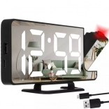 LED budzik z projektorem Izoxis 19576