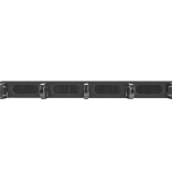 Organizer kabli do szafy 19" 1U typ B czarny