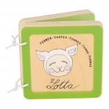 Drewniana książeczka LOTTA – pierwsze kształty dla maluszków