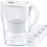 Dzbanek filtrujący BRITA Marella XL 3,5 l biały + 4 filtry MAXTRA PRO Pure Performance
