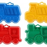 Plastowe foremki do piasku babki 13 cm, 4 kolory