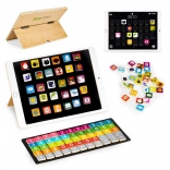 Drewniany edukacyjny tablet z magnetyczną tablicą ECOTOYS