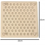 Drewniana edukacyjna układanka Mozaika Montessori, 77 szt.