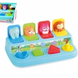 Sorter z wyskakującymi zwierzątkami – interaktywna zabawka dla dzieci