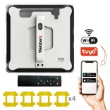 Robotyczny czyściciel okien Webber z aplikacją i zbiornikiem