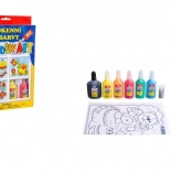 Creatoys farby okienne do zdejmowania 6×20 ml