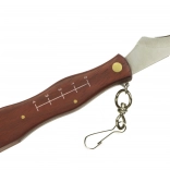 Składany nóż grzybiarski ze szczoteczką i etui