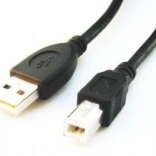 Kabel USB 2.0 A–B 3 m czarny