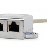 Adapter LAN RJ45 na 2× RJ45 FTP rozdzielacz