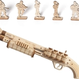 RoboTime 3D drewniana mechaniczna układanka strzelba Terminator