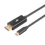 Kabel USB-C na DisplayPort 2m czarny