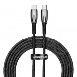 Baseus Glimmer szybkoladujący kabel USB-C 2 m 100 W