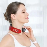 Elektryczny masażer karku – czerwony