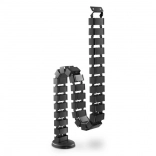 Elastyczny organizer kabli 1,3 m czarny