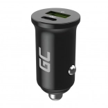 ładowarka samochodowa GREEN CELL PowerRide Nano38 38 W, USB‑C + USB‑A z Power Delivery 3.0 i Ultra Charge