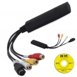 USB video grabber pro do konwersji VHS i analogowego AV na PC