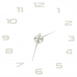 ścienny samoprzylepny zegar 3D lustrzany DIY, duży 80–120 cm