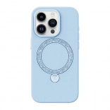 etui na telefon Joyroom Dancing Circle dla iPhone 15 Pro niebieskie