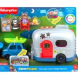Fisher-Price Little People edukacyjna przyczepa kempingowa małego odkrywcy