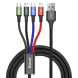 Baseus szybkoladujący kabel USB 4w1