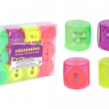 Temperówka na dwie kredki z pojemnikiem – kostka