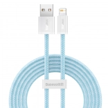 Baseus kabel USB–Lightning 2 m, 2,4 A, niebieski