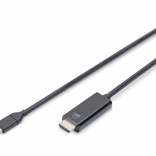 Kabel USB Type-C na HDMI do przesyłania sygnału wideo 4K/60Hz 5m czarny