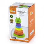 Drewniana układanka piramida Żabka