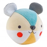 Petit Collage grzechotka miś z organicznej bawełny