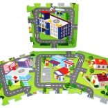 Miękkie piankowe klocki – miasto, 9 szt. (32 × 32 cm)