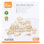 Zestaw lustrzanych klocków 24 szt. Viga