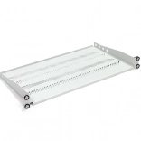 Stacjonarna półka 1U do szafy rack 19" szara