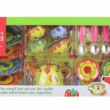 Dziecięcy metalowy zestaw do herbaty 19 szt.