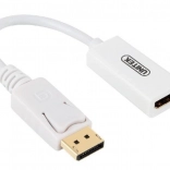 UNITEK adapter DisplayPort na HDMI 4K, biały