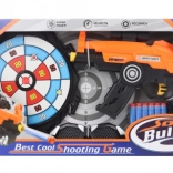 Dziecięcy pistolet piankowy z tarczą