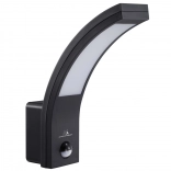 Zewnętrzna ścienna lampa LED z czujnikiem ruchu