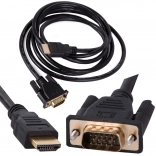 kabel HDMI do VGA 2 m, Full HD, pozłacane złącza
