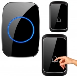 Bezprzewodowy wodoodporny dzwonek, 25 melodii, 3 poziomy głośności