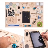 Drewniana tablica manipulacyjna