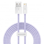 Kabel USB–Lightning BASEUS Dynamic 2, 2 m, 2,4 A, fioletowy