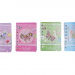 Notatnik 8 × 11,5 cm, 60 stron, z labiryntem i motywem motyla