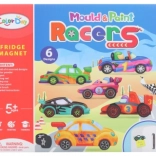 Zestaw kreatywny magnesy Wyścigowe Samochody
