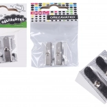 Metalowa temperówka na dwa ołówki