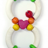 Hess Drewniana Grzechotka Serce