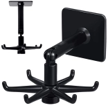 Obrotowy organizator na ścianę do kuchni i łazienki