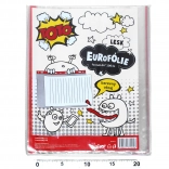 Przezroczysta koszulka A4 z kolorowym zawieszeniem