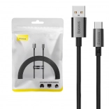 Kabel ładujący i danych USB‑C Baseus z wyświetlaczem 100 W, 2 m, czarny