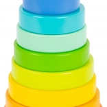 Motoryczna wieża do nakładania – tęcza